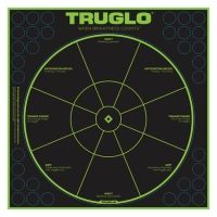 TruGlo Tru-See Reactive/Splatter Targets Diamond Green 6 Pack TG15A6