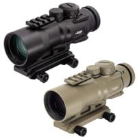 TRYBE Optics SLED 5x36mm Compact Prism Scope Red Dot Sight, 36mm Tube
