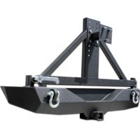 Tuff Stuff Overland Rear Bumper &amp; Tire Carrier Swing for 07-18 Jeep Wrangler JK