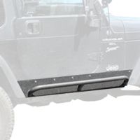 Tuff Stuff Overland Rock Sliders w/ Step for 87-95 Jeep Wrangler YJ