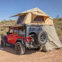 Tuff Stuff Overland Rooftop Tent &amp; Annex Room 3 Person Ranger Overland Sand