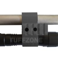 Tuff Zone Barrel Clamp Mount 0.7-1in w/ Side Rail - 4 Slots