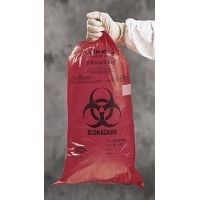 Tufpak Autoclavable Polypropylene Biohazard Bags, 2 mil 14220-098 Printed Bags, Case of 100