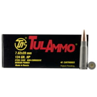 Tulammo UL076209 Rifle 7.62x39mm 124 Gr Full Metal Jacket (FMJ) 40 Bx/ 25 Cs