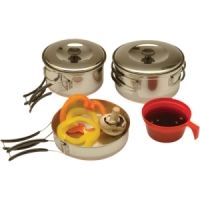 Texsport Backpackers Stainless Steel Cook Set