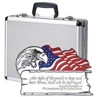 T.Z. Cases II Amendment 4 Pistol Promo Case 16x13x5, Silver TZ0013SD2