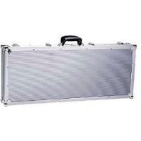TZ Case Toughmate-Archery Alumitech Single Bow Case with Wheels 47x18x5.5, Silver, TMSB47SS