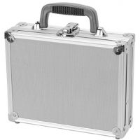 TZ Case Value-Tech ABS Panel Single Pistol Case 11.5x9x3.25, Silver VT0011SD