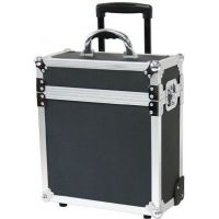 TZ Case WTC03T 3 Bottle Deluxe Wine Transport Case Black Dots