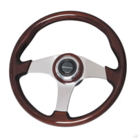 Uflex USA ALICUDI- 62686G Mahogany Steering Wheel 13.8in