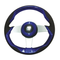 Uflex USA 69480G Grimani 13.8in Steering Wheel With Spokes - Blue