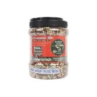 Ultrasonic 10, 000ct 6mm Airsoft BB Jar w/.25 Colt Spring Pistol