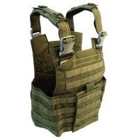 Uncle Mike's Law Enforcement Plate Carrier Vest w/ Cummerbund - Black or OD Green, 7702615, 7702616