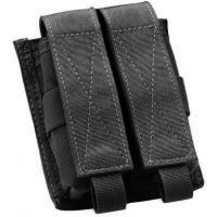 Uncle Mike's Law Enforcement Double Pistol Magazine Pouch, Black / OD Green, 7702375, 7702376