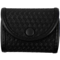 Uncle Mike's Hunting &amp; Shooting Accessories - MIRAGE Basketweave Double Latex Glove Pouch, Black 7496-2