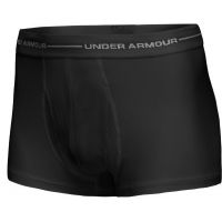 Under Armour Men's HeatGear 3" Short Boxer Jock - Black Color 1000666-001