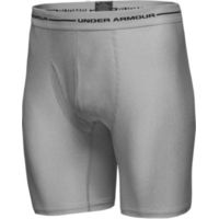Under Armour Men's HeatGear 9" Long Boxer Jock - Heather Grey Color 1000669-080