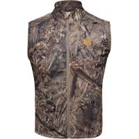 Under Armour Men's ColdGear Camo Hurlock Fleece Vest - Duckblind Color 1004043-399