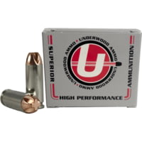 Underwood Ammo 10mm Auto 140 Grain Xtreme Penetrator Solid Monolithic Nickel Plated Brass Cased Pistol Ammunition