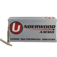 Underwood Ammo .223 Remington 55 Grain Polymer Tipped Spitzer Nickel Plated Brass Cased Rifle Ammunition