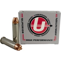 Underwood Ammo .327 Federal Magnum 95 Grain Solid Monolithic Nickel Plated Brass Cased Pistol Ammunition