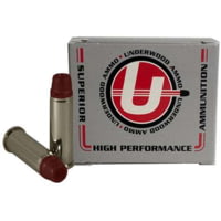 Underwood Ammo .38 Special 158 Grain Coated Soft Cast Semi-Wadcutter Hollow Point Gas Check Nickel Plated Brass Cased Pistol Ammunition