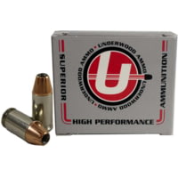 Underwood Ammo .380 ACP 90 Grain XTP Jacketed Hollow Point Nickel Plated Brass Cased Pistol Ammunition