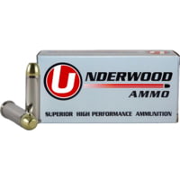 Underwood Ammo .38 Special +P 125 Grain Full Metal Jacket Nickel Plated Brass Cased Pistol Ammunition