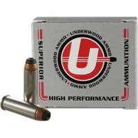 Underwood Ammo .41 Remington Magnum 210 Grain Jacketed Hollow Point Nickel Plated Brass Cased Pistol Ammunition