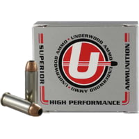 Underwood Ammo .41 Remington Magnum 210 Grain XTP Jacketed Hollow Point Nickel Plated Brass Cased Pistol Ammunition