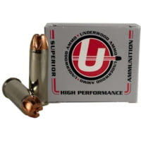 Underwood Ammo .44 Remington Magnum 220 Grain Solid Monolithic Nickel Plated Brass Cased Pistol Ammunition