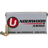 Underwood Ammo .44 Remington Magnum 245 Grain Full Metal Jacket Nickel Plated Brass Cased Pistol Ammunition