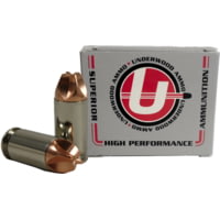 Underwood Ammo .45 ACP +P 135 Grain Solid Monolithic Nickel Plated Brass Cased Pistol Ammunition