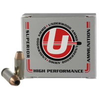 Underwood Ammo .460 Rowland 230 Grain Jacketed Hollow Point Nickel Plated Brass Cased Pistol Ammunition