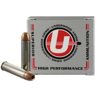 Underwood Ammo .460 S&amp;W Magnum 240 Grain Jacketed Hollow Point Nickel Plated Brass Cased Pistol Ammunition