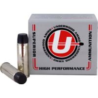 Underwood Ammo .500 S&amp;W Magnum 500 Grain Coated Hard Cast Nickel Plated Brass Cased Pistol Ammunition