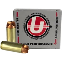 Underwood Ammo .50 Action Express 230 Grain Solid Monolithic Nickel Plated Brass Cased Pistol Ammunition