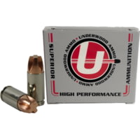 Underwood Ammo 9mm Luger +P 115 Grain Solid Monolithic Nickel Plated Brass Cased Pistol Ammunition