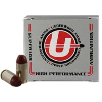 Underwood Ammo 9x18mm Makarov 115 Grain Coated Hard Cast Nickel Plated Brass Cased Pistol Ammunition