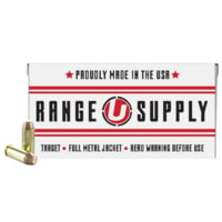 Underwood Ammo Range Supply 10mm 180 grain FMJ Brass Pistol Ammunition