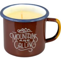 United By Blue Mountains Are Calling Enamel Candle Mug