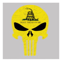 United States Tactical Sticker DTOM Skull