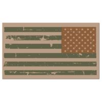 United States Tactical Stickers - Reverse USA Combat Flag