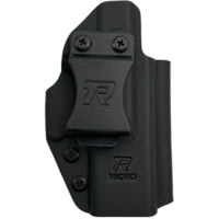 Rounded RGUNVRSLCMPCTBLK Universal Kydex IWB Black Kydex Belt Clip Fits Co