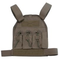 US Palm AR-15 Defender Soft Armor Plate Carrier With One Level IIIA Soft Armor Panel Large/Standard 10x12.5 Inch Panel Ranger Green USP00400339