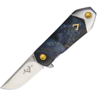V NIVES KillaBite Framelock Blue Folding Knife