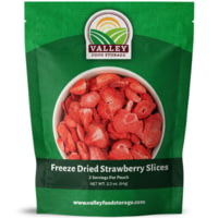 Valley Food Storage Freeze Dried Strawberry Slice