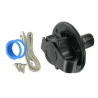 Valterra Flush-Mount Water Inlet - MPT, 2-3/4in Flange, Carded