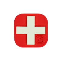 Vanquest Gear Medical Cross Glow In The Dark Patch