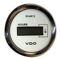 VDO Allentare White DC Hourmeter LCD Gauge